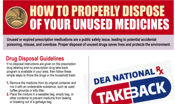 drug disposal flyer screenshot