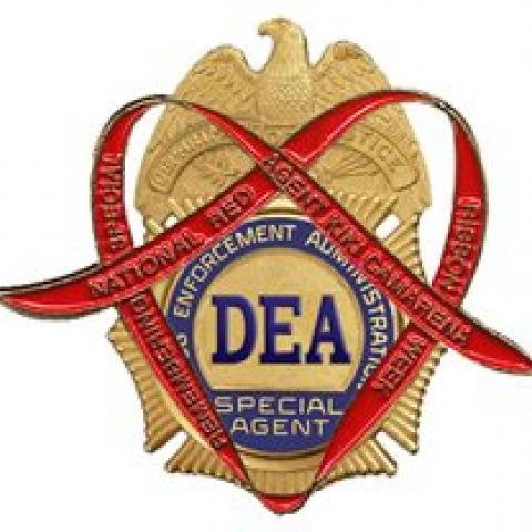 DEA Red Ribbon badge