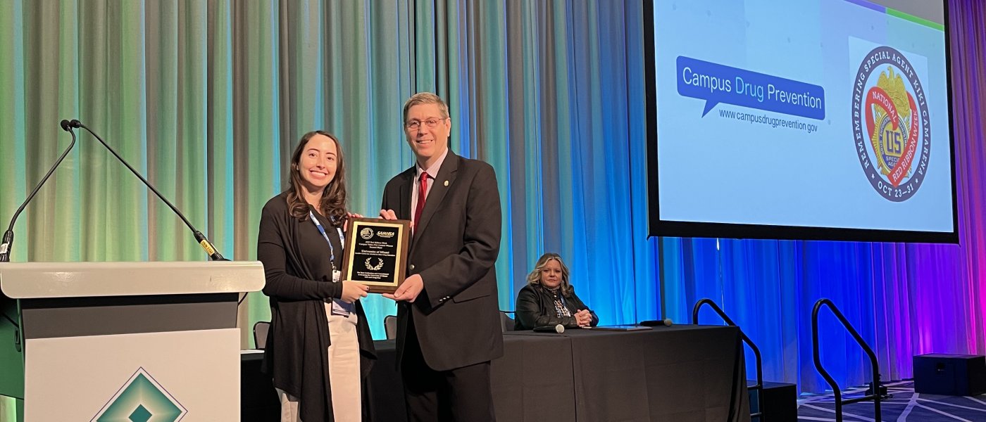 Pictured left to right: Rachel Perse (University of Miami), Rich Lucey (DEA)