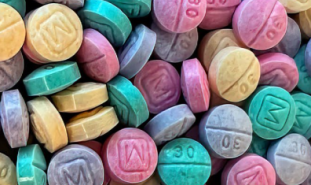 Rainbow fentanyl pills