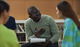 Students with counselor